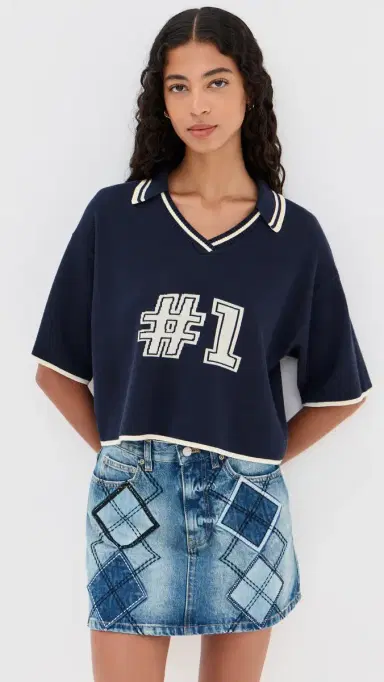 State & Lake V Neck Varsity Jersey | Thumbnail 2