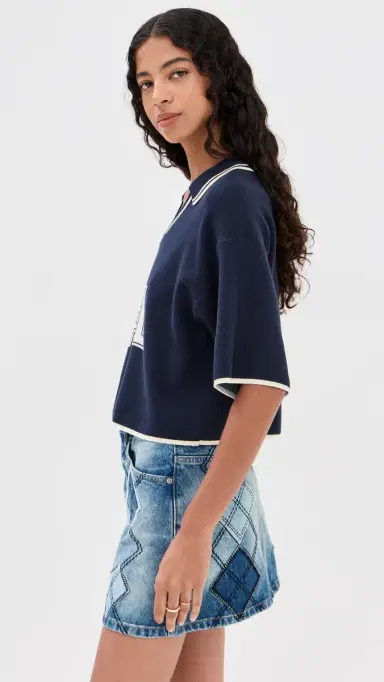 State & Lake V Neck Varsity Jersey | Thumbnail 4