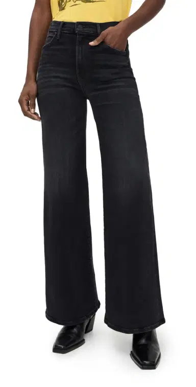 MOTHER The Hustler Roller Sneak Jeans Not Today Satan | Thumbnail 1 MOTHER The Hustler Roller Sneak Jeans Not Today Satan | Thumbnail 1