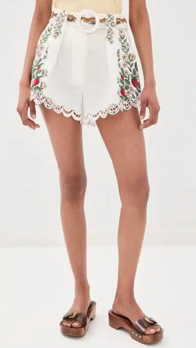 FARM Rio Fruit Beauty Richelieu Running Shorts Fruit Beauty Off-White | Thumbnail 2
