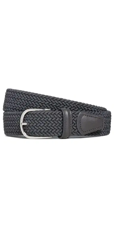 Anderson's Nylon Woven Belt Dark Grey G4 42 | Thumbnail 1 Anderson's Nylon Woven Belt Dark Grey G4 42 | Thumbnail 1