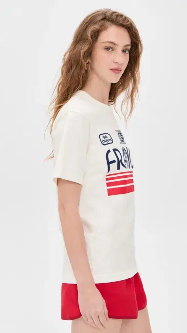 Made Some Sportswear France T-Shirt Navy/Red/Off White | Thumbnail 4 Made Some Sportswear France T-Shirt Navy/Red/Off White | Thumbnail 4
