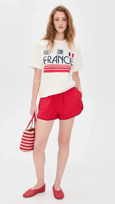 Made Some Sportswear France T-Shirt Navy/Red/Off White | Thumbnail 5 Made Some Sportswear France T-Shirt Navy/Red/Off White | Thumbnail 5