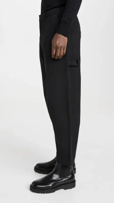 Nili Lotan Carpenter Pants Jet Black | Thumbnail 4