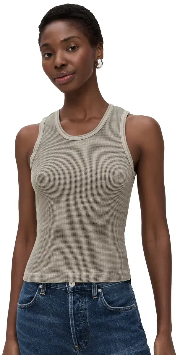 Inez Waffle Tank Bezal