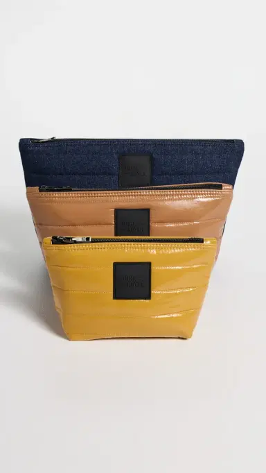 Think Royln Travel Bag Trio Dark Denim/Glossy Nude | Thumbnail 2