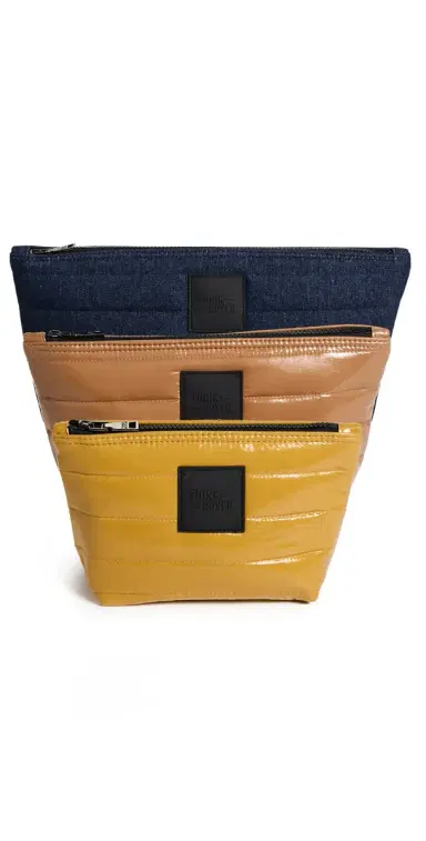 Think Royln Travel Bag Trio Dark Denim/Glossy Nude | Thumbnail 1