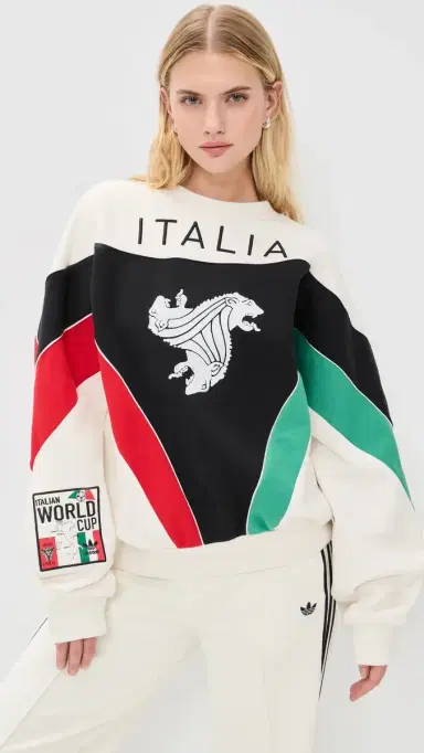 adidas World Cup Sweatshirt Cloud White/Black/Vivid Red/Se | Thumbnail 2