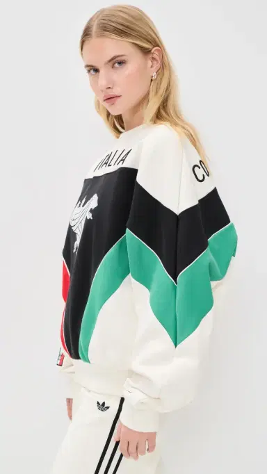adidas World Cup Sweatshirt Cloud White/Black/Vivid Red/Se | Thumbnail 4