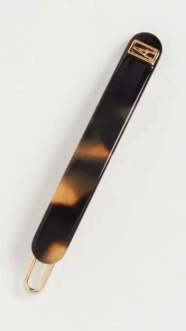 Alexandre de Paris Barrette Clip Tokyo Tortoise One Size | Thumbnail 2
