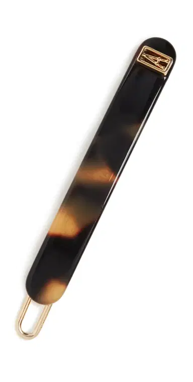 Alexandre de Paris Barrette Clip Tokyo Tortoise One Size | Thumbnail 1