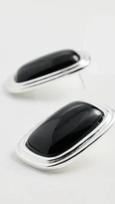 Heaven Mayhem Ribbon Earrings Silver One Size | Thumbnail 4