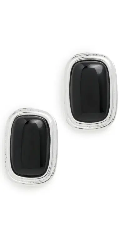 Heaven Mayhem Ribbon Earrings Silver One Size | Thumbnail 1