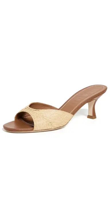 Staud Brigitte Mules Natural Raffia 41 | Thumbnail 1