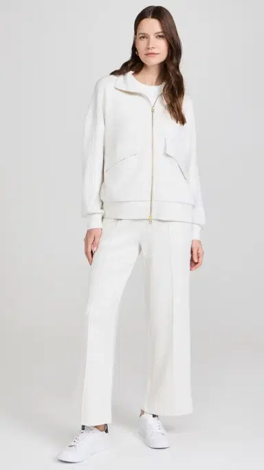 Varley The Petite Wide Leg Pant 28'' Marl | Thumbnail 5 Varley The Petite Wide Leg Pant 28'' Marl | Thumbnail 5
