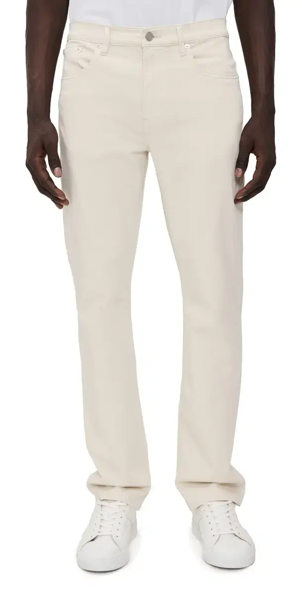 Modern Straight Twill Jeans Natural 32