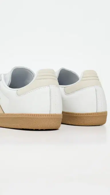 Adidas Samba OG Sneakers White/Wonder Gold Met/Grey One 9 | Thumbnail 4 Adidas Samba OG Sneakers White/Wonder Gold Met/Grey One 9 | Thumbnail 4