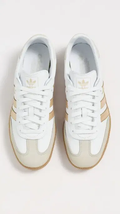 Adidas Samba OG Sneakers White/Wonder Gold Met/Grey One 9 | Thumbnail 5 Adidas Samba OG Sneakers White/Wonder Gold Met/Grey One 9 | Thumbnail 5
