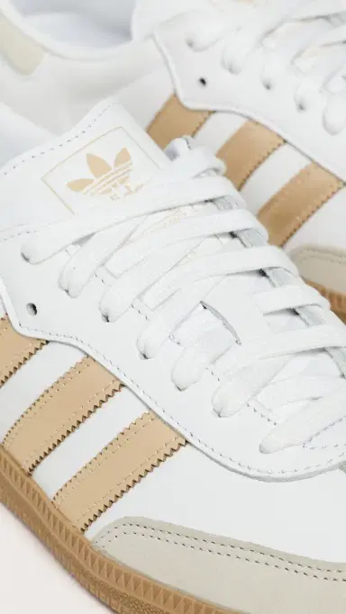 Adidas Samba OG Sneakers White/Wonder Gold Met/Grey One 9 | Thumbnail 6 Adidas Samba OG Sneakers White/Wonder Gold Met/Grey One 9 | Thumbnail 6