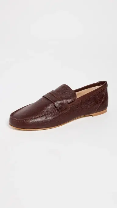 Jamie Haller Penny Leather Loafers Oxblood | Thumbnail 2