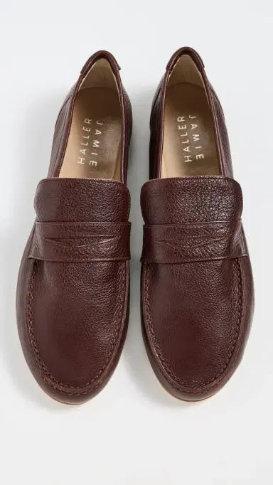Jamie Haller Penny Leather Loafers Oxblood | Thumbnail 5