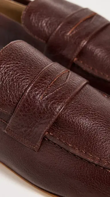Jamie Haller Penny Leather Loafers Oxblood | Thumbnail 6