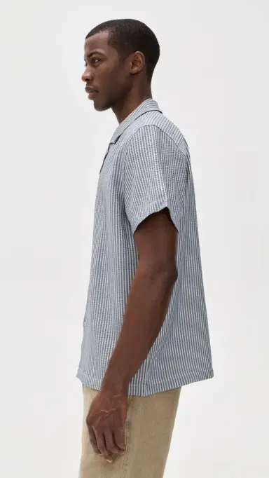 RAILS Amalfi Shirt Navy Deck tripe | Thumbnail 4 RAILS Amalfi Shirt Navy Deck tripe | Thumbnail 4