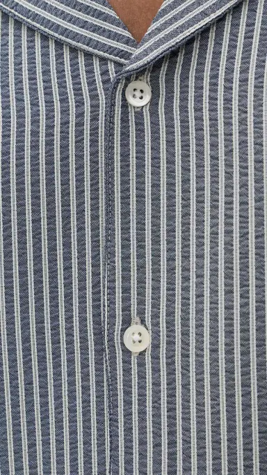 RAILS Amalfi Shirt Navy Deck tripe | Thumbnail 6 RAILS Amalfi Shirt Navy Deck tripe | Thumbnail 6