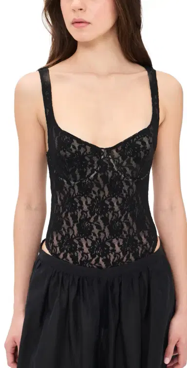 Hanky Panky Underwire Thong Bodysuit Black M | Thumbnail 1