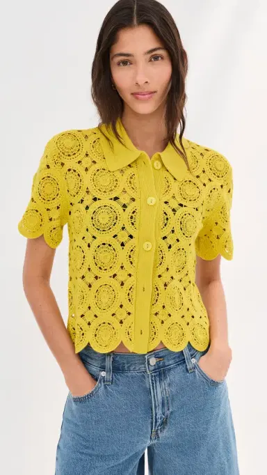 LE BOP Crochet Polo Citrine M | Thumbnail 3