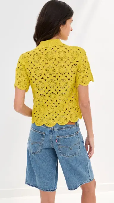 LE BOP Crochet Polo Citrine M | Thumbnail 4