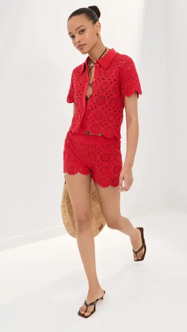 LE BOP Crochet Polo Flame | Thumbnail 5 LE BOP Crochet Polo Flame | Thumbnail 5