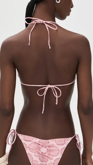 Shani Shemer Elysia Bikini Top Pink hell Print | Thumbnail 3