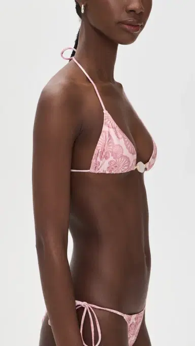 Shani Shemer Elysia Bikini Top Pink hell Print | Thumbnail 4