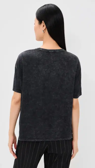 R13 Hell Yea Relaxed Tee Dark Grey Acid | Thumbnail 3