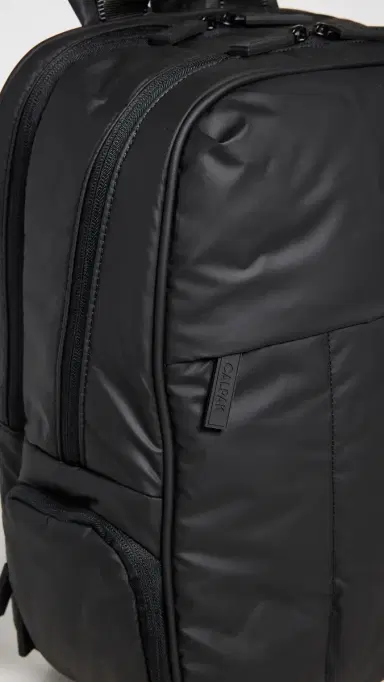 CALPAK Luka Laptop Backpack Matte Black One Size | Thumbnail 6