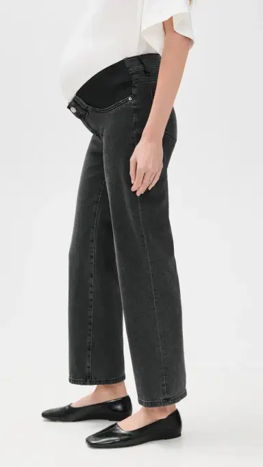 DL1961 Karmine Refined Wide Leg Maternity Jeans Nighshade (Vintage) | Thumbnail 4 DL1961 Karmine Refined Wide Leg Maternity Jeans Nighshade (Vintage) | Thumbnail 4