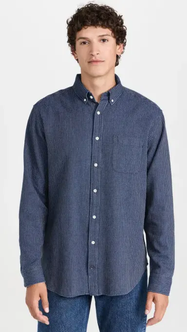 Taylor Stitch Jack Roped Indigo Shirt Roped Indigo 46 | Thumbnail 2