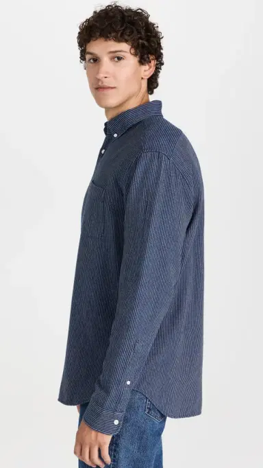 Taylor Stitch Jack Roped Indigo Shirt Roped Indigo 46 | Thumbnail 4