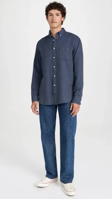 Taylor Stitch Jack Roped Indigo Shirt Roped Indigo 46 | Thumbnail 5