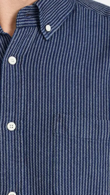 Taylor Stitch Jack Roped Indigo Shirt Roped Indigo 46 | Thumbnail 6