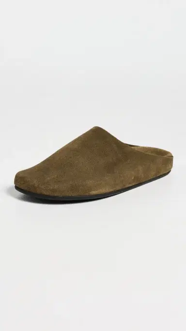 Jeffrey Campbell Content Mules Olive Suede | Thumbnail 2