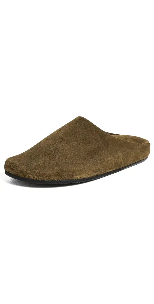 Content Mules Olive Suede