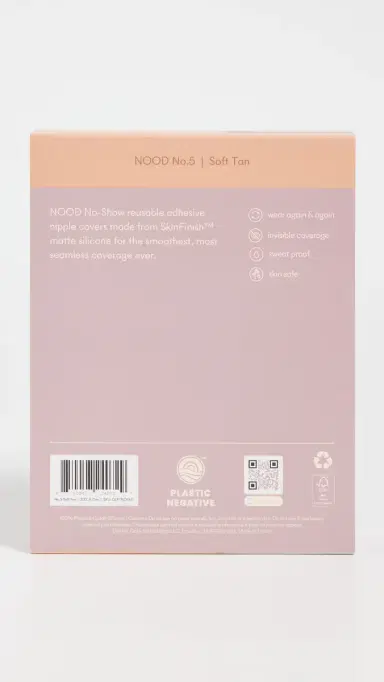 NOOD New York No-Show Extra Lift Pads No. 5 Soft Tan 4in | Thumbnail 4