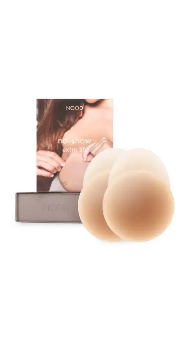 NOOD New York No-Show Extra Lift Pads No. 5 Soft Tan 4in | Thumbnail 5