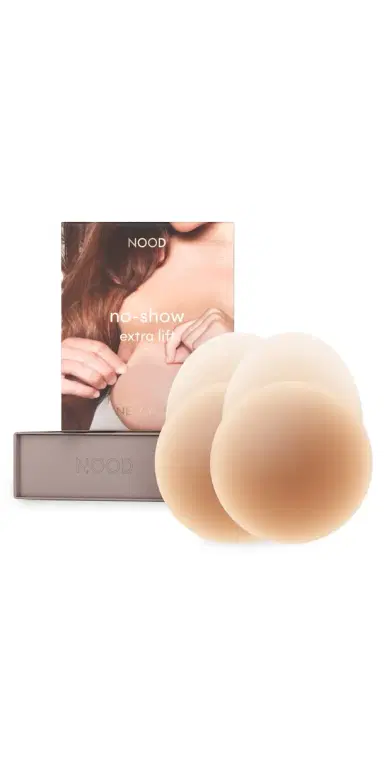NOOD New York No-Show Extra Lift Pads No. 5 Soft Tan 4in | Thumbnail 1