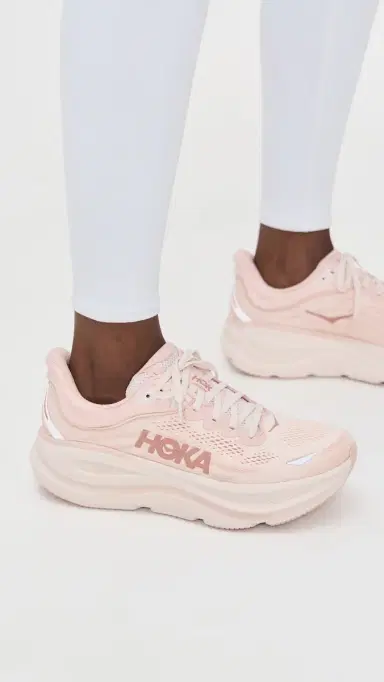 Hoka Bondi 9 Sneakers Rose Latte/Rose Cream 4 | Thumbnail 3