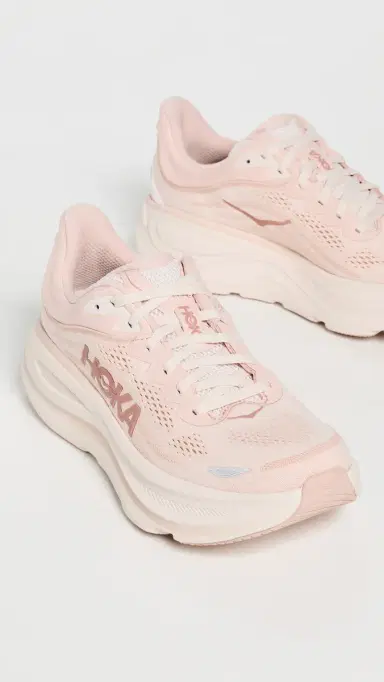 Hoka Bondi 9 Sneakers Rose Latte/Rose Cream 4 | Thumbnail 5