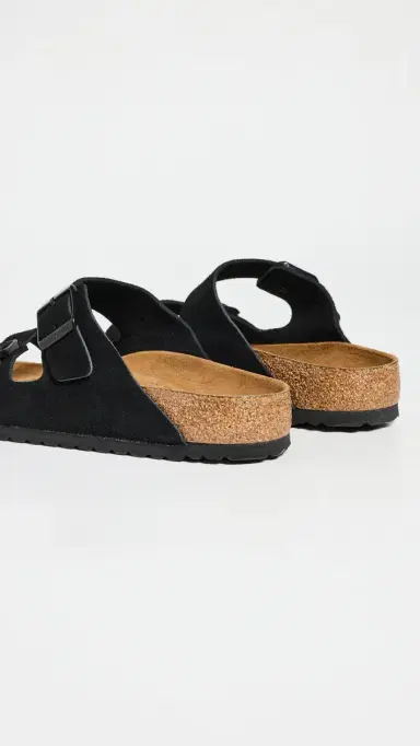Birkenstock Arizona Soft Footbed Sandals Black | Thumbnail 3
