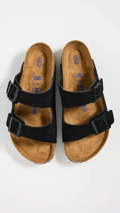 Birkenstock Arizona Soft Footbed Sandals Black | Thumbnail 4